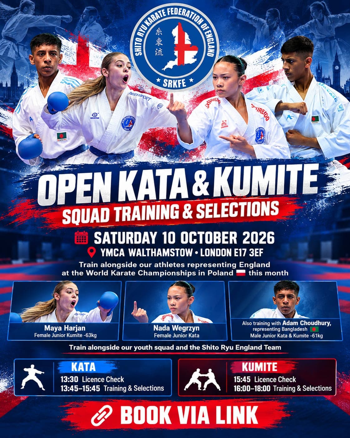Shito Ryu England Open Kata & Kumite Squad Training & Selections